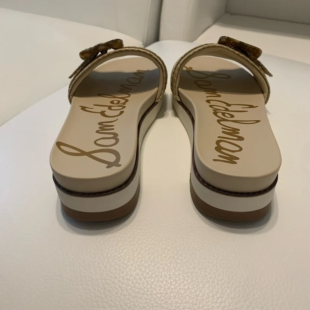 Arianne Women's Tan Slide Sandals